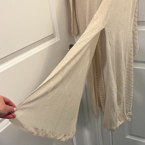 [ LUCKY BRAND ] Long Open Front Cardigan Duster Size XS - Picture 3 of 5